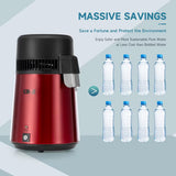 Destilador de Agua CO-Z 4 Litros Acero Inoxidable 750W | Nuevo | Embalaje Dañado 120V