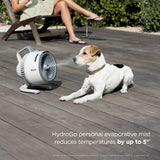 Ventilador portátil Shark FlexBreeze HydroGo con niebla para interiores y exteriores 110V