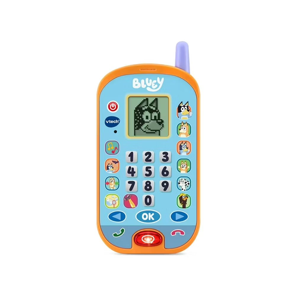 Toy Phone Vtech Bluey Ring Ring con Juegos y Activación por Voz (Idioma Ingles)