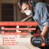 Auriculares de Radio PROHEAR 027 AM/FM con Pantalla Digital y Protección Auditiva
