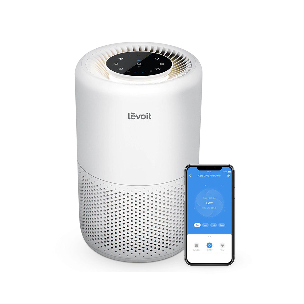 Purificador de Aire Inteligente Levoit Core 200S-P Smart True HEPA WiFi | Open Box  | 120V