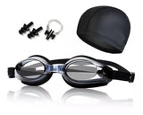 SET NATACIÓN KIT GAFAS + GORRO NATACIÓN + TAPA OÍDOS Y NARIZ