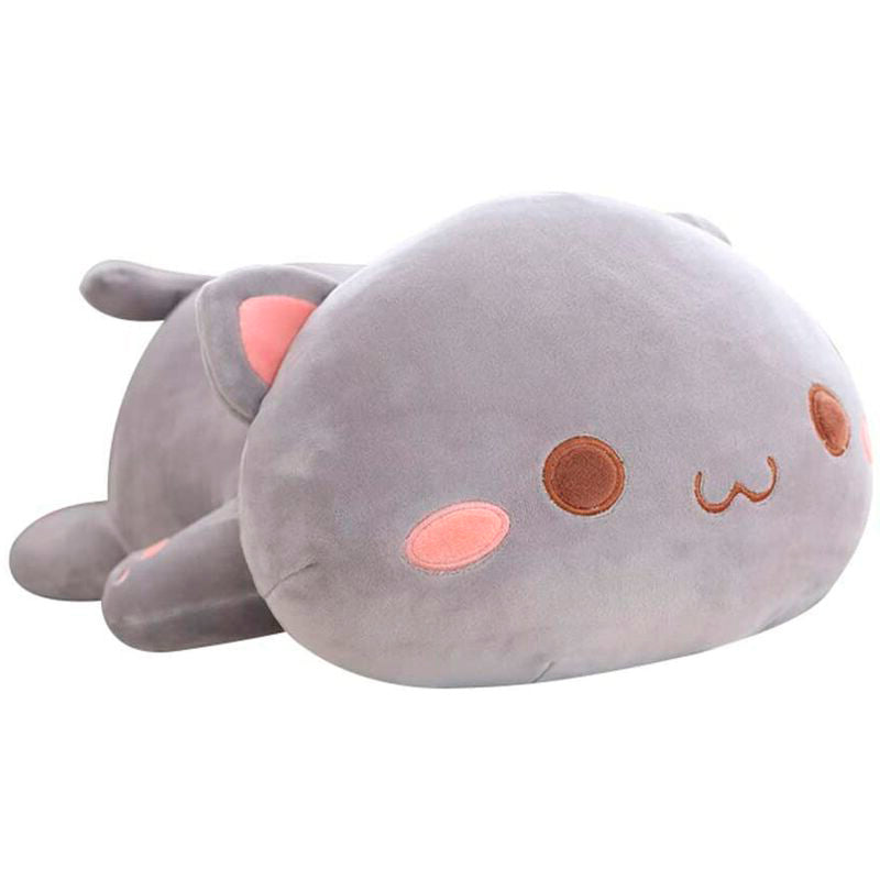 Peluche Gatito Acostado Kawaii