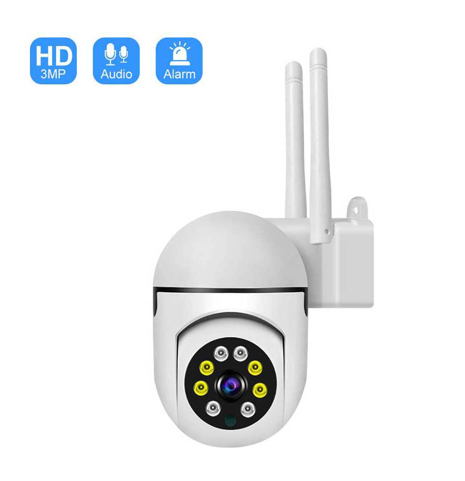 Cámara Vigilancia para coches HD con 12 LED infrarrojos en