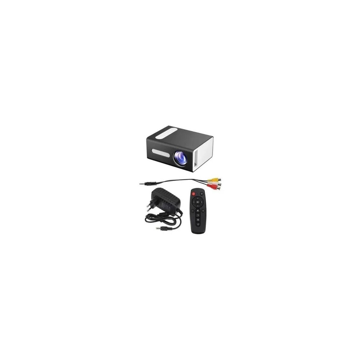 Micromaster - Mini Proyector Portátil LED HDMI Vga para Usb SD RCA - Negro
