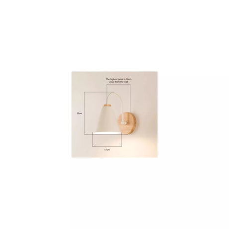 Creativo madera apliques de pared moderno lámpara de pared e27 Openbox