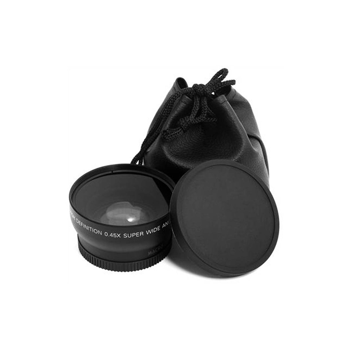 lente gran angular hd 52mm 0.45x con lente macro para camara dslr canon nikon sony pentax 52mm djl