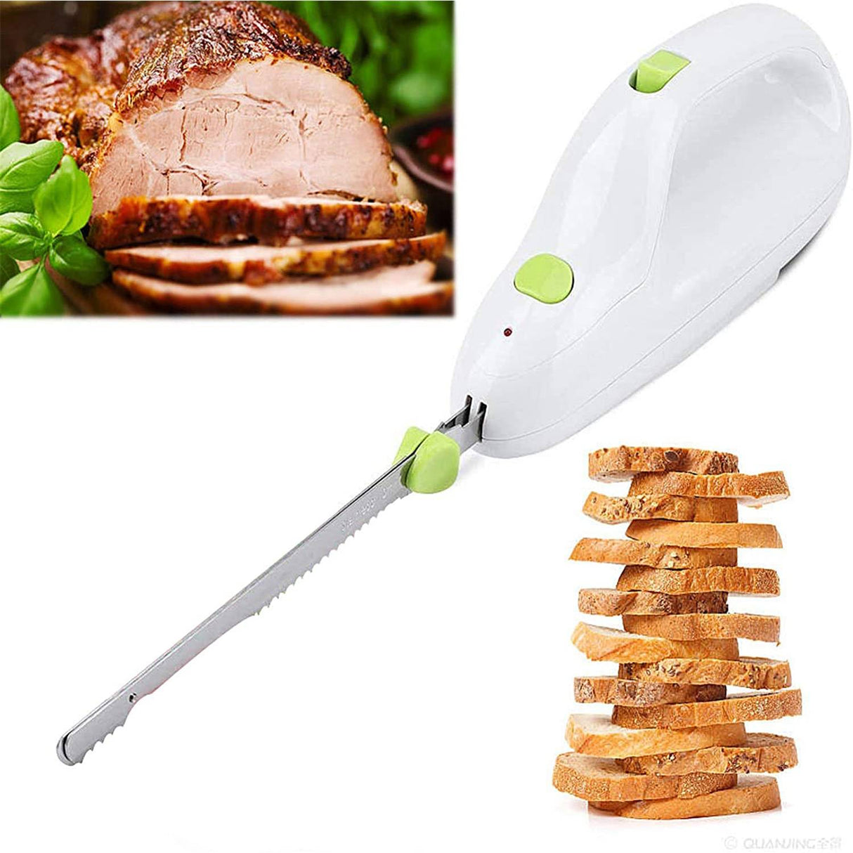 Cortador de carne y pan eléctrico