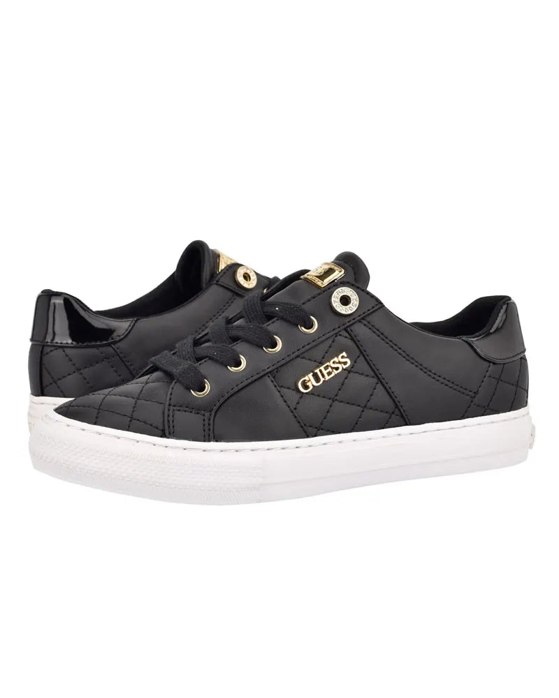 Zapatillas Guess Loven Mujer Negro 978 | Diseño Urbano Premium con Plataforma