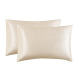 Funda de Almohada de Seda Lyshin Standard Pack 2 | Transpirable, Refrescante y Suave para Cabello y Piel