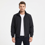 Chaqueta Casual para Hombre | Cuello Alto | Cierre Completo | Estilo Harrington