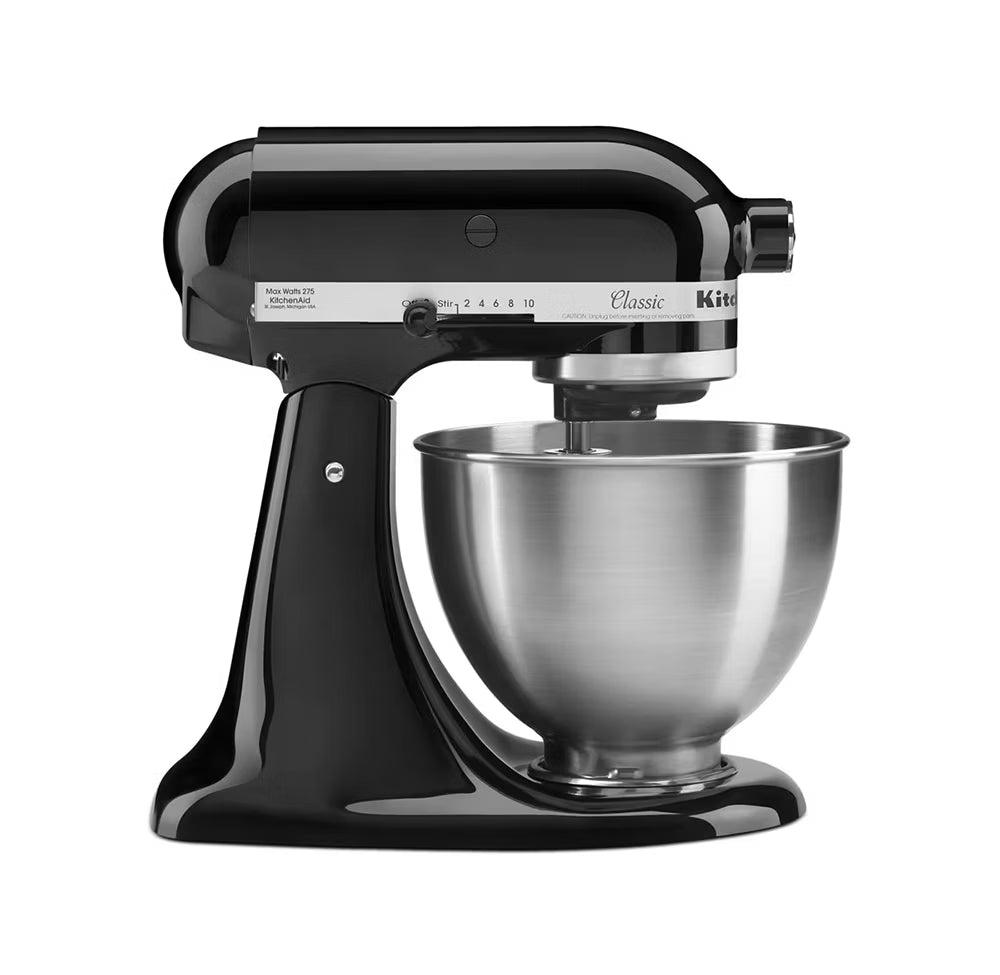 Batidora de Pedestal KitchenAid Classic 4,5 Qt K45SSOB 120V – Negro