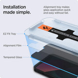 Protector Pantalla Privacidad iPhone 13 Max Spigen X2