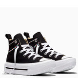 Zapatillas Niña Converse Urbanas Negro Chuck Taylor All Star Double Stack Platform Polka Dots