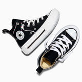 Zapatillas Niña Converse Urbanas Negro Chuck Taylor All Star Double Stack Platform Polka Dots