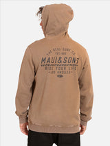 Polerón Canguro Caleb Khaki Hombre Maui And Sons