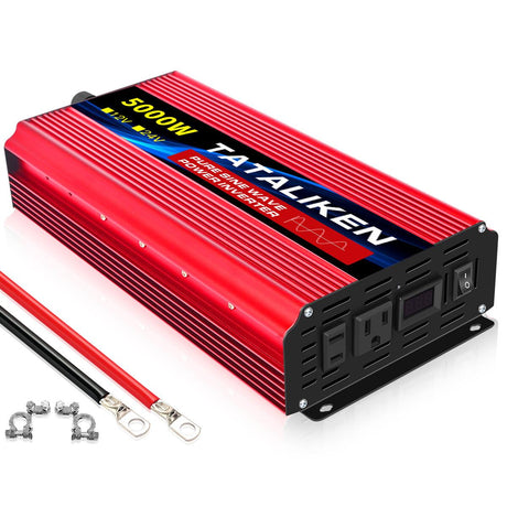 Inversor de Onda Sinusoidal Pura 5000W | 24V CC a 220V CA | TATALIKEN