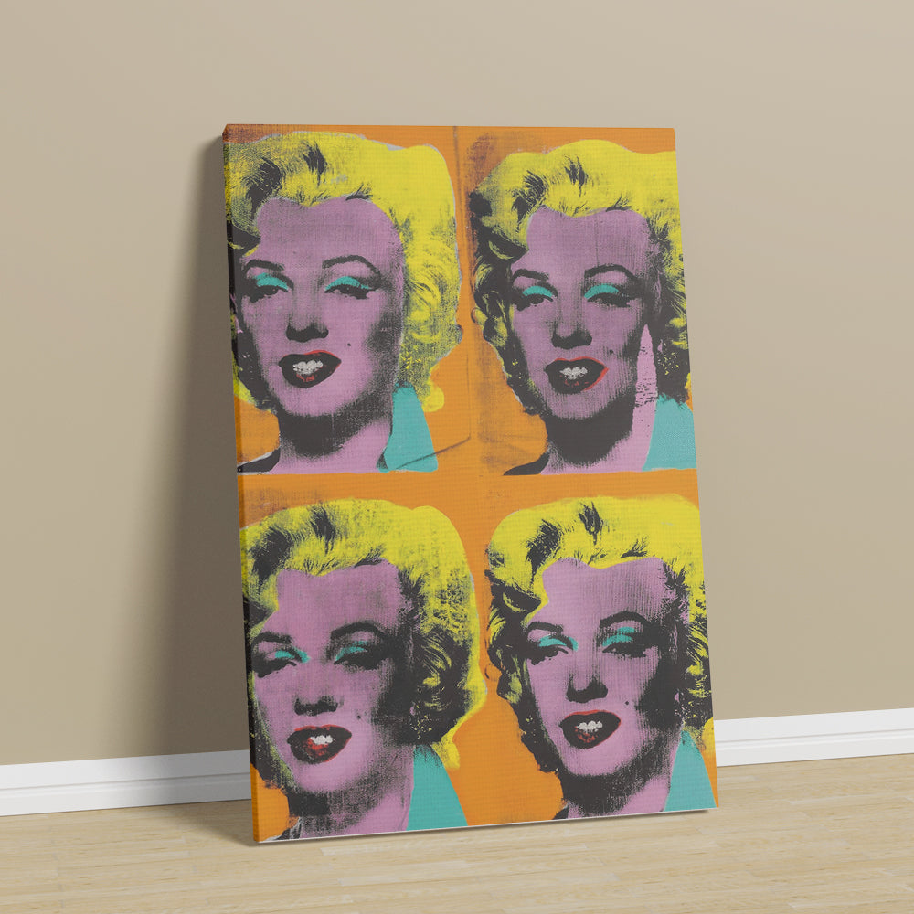 Cuadro reproducción canvas en Bastidor "Marilyn - Andy Warhol"