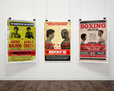 Set de Letreros decorativos Vintage Boxeo Rocky