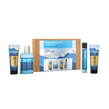 Set emper lahab de stallion 53 unisex (4 piezas) 96 ml edp sp/96 ml sg/96 ml limpiador facial/19 ml edp sp