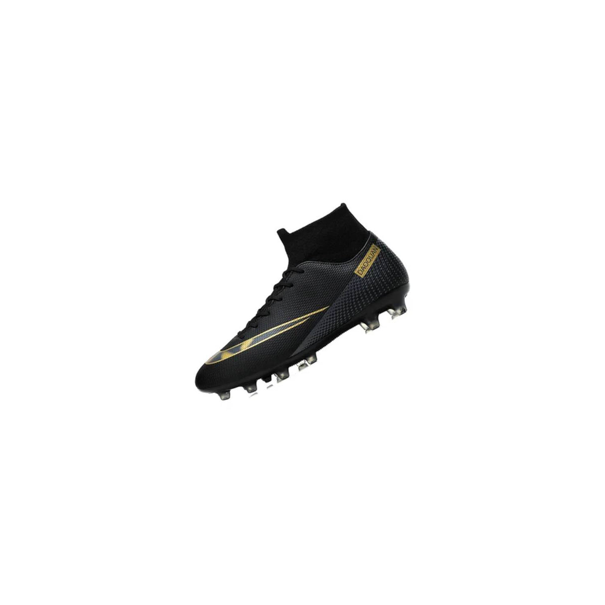 Zapatillas de fútbol de caña alta para hombre - Negro