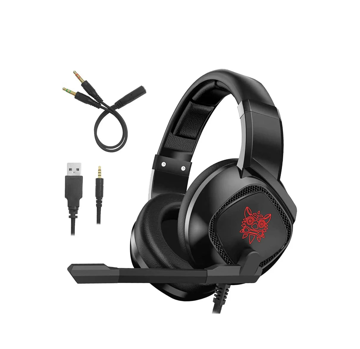 Audífonos Gaming Onikuma K19 Negros
