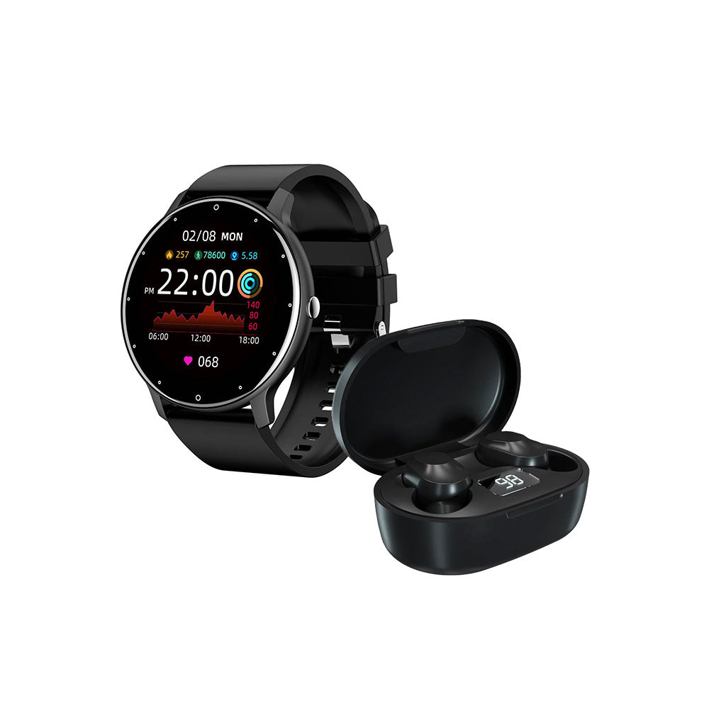 Pack Smartwatch Bluetooth ZL02 Sports Fitness +  Audifonos Bluetooth - Lenovo XT91