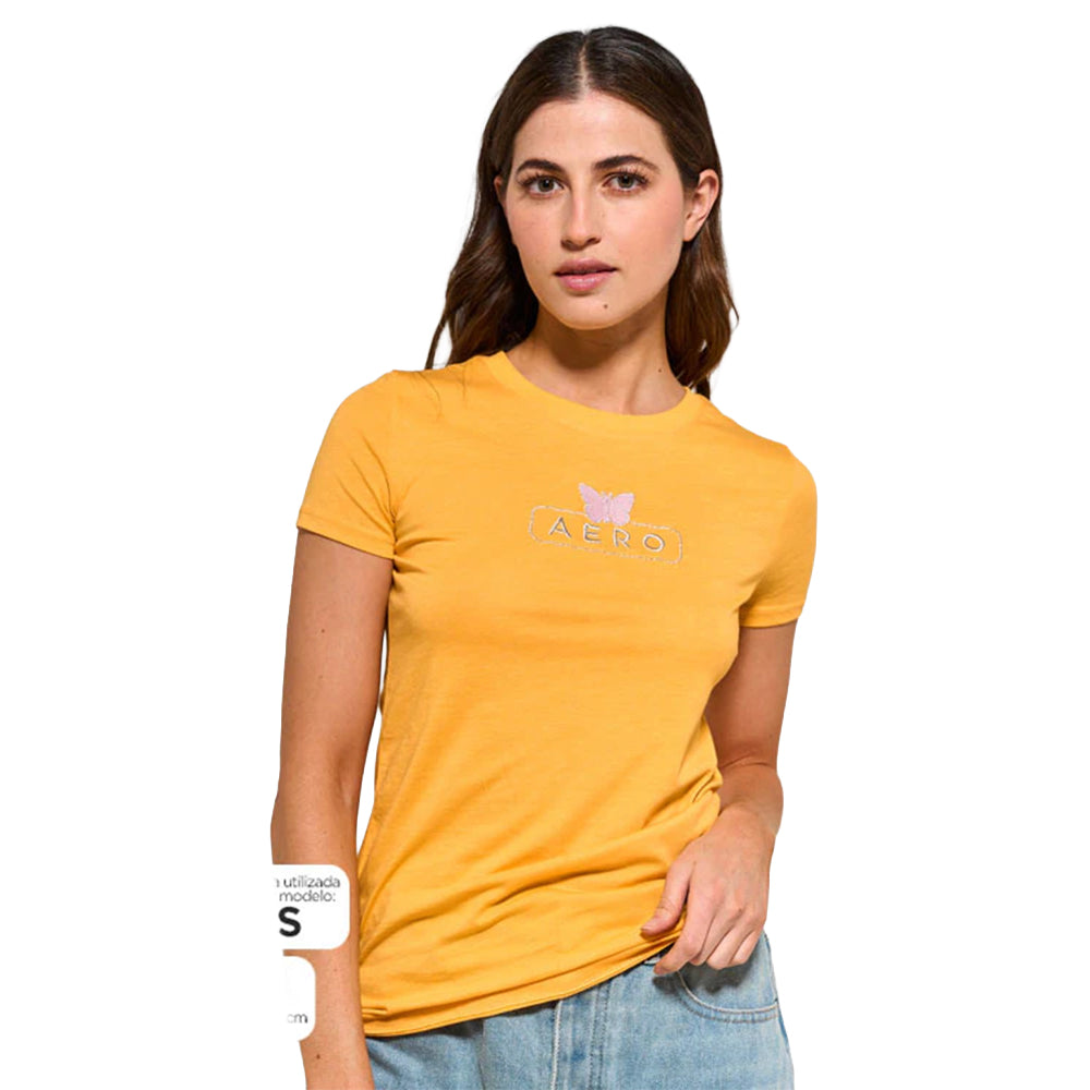 Polera Aeropostale Mujer Manga Corta Graphics | Algodón | Estampado Casual