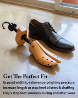 FootFitter Professional 2-Way Single Shoe Stretcher – Ensanchador y Alargador de Calzado