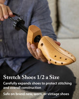 FootFitter Professional 2-Way Single Shoe Stretcher – Ensanchador y Alargador de Calzado