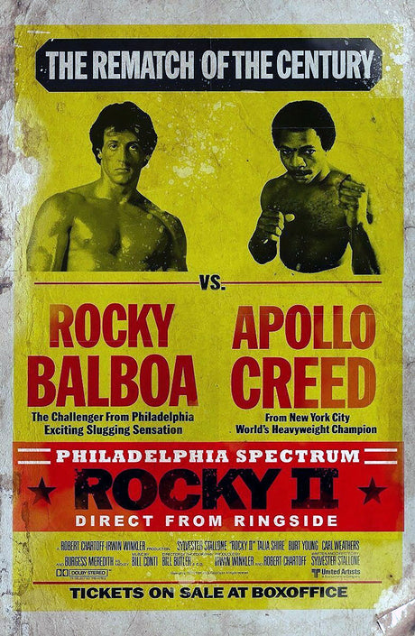 Set de Letreros decorativos Vintage Boxeo Rocky