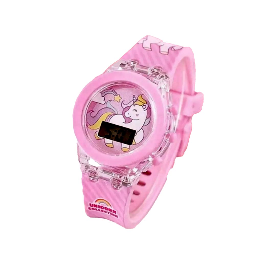 Reloj De Cuarzo Digital Para Niña Mas Pulsera