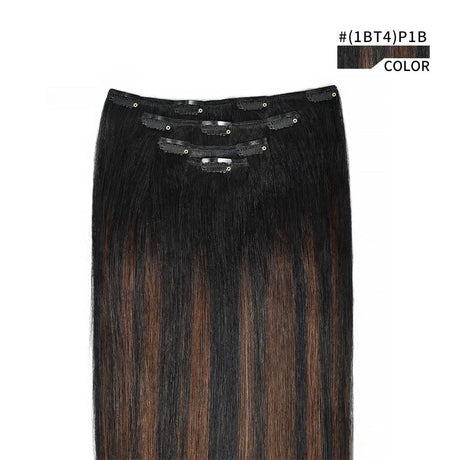 Extensiones de cabello humano Remy de 30 cm