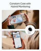 Eufy Baby Monitor E20 Cámara Complementaria (Accesorio) 2K HD Cámara Inalámbrica 4x Zoom Visión Nocturna ANR