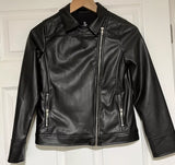 Chaqueta de piel sintética para niña Art Class Black Target