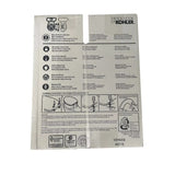 Kohler Tazón Delantero Redondo Toliet Seat 16 5/8" Blanco Antimicrobiano