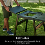 Mesa auxiliar plegable Ninja Woodfire 14,5 x 22 espacio de cocina extra al aire libre