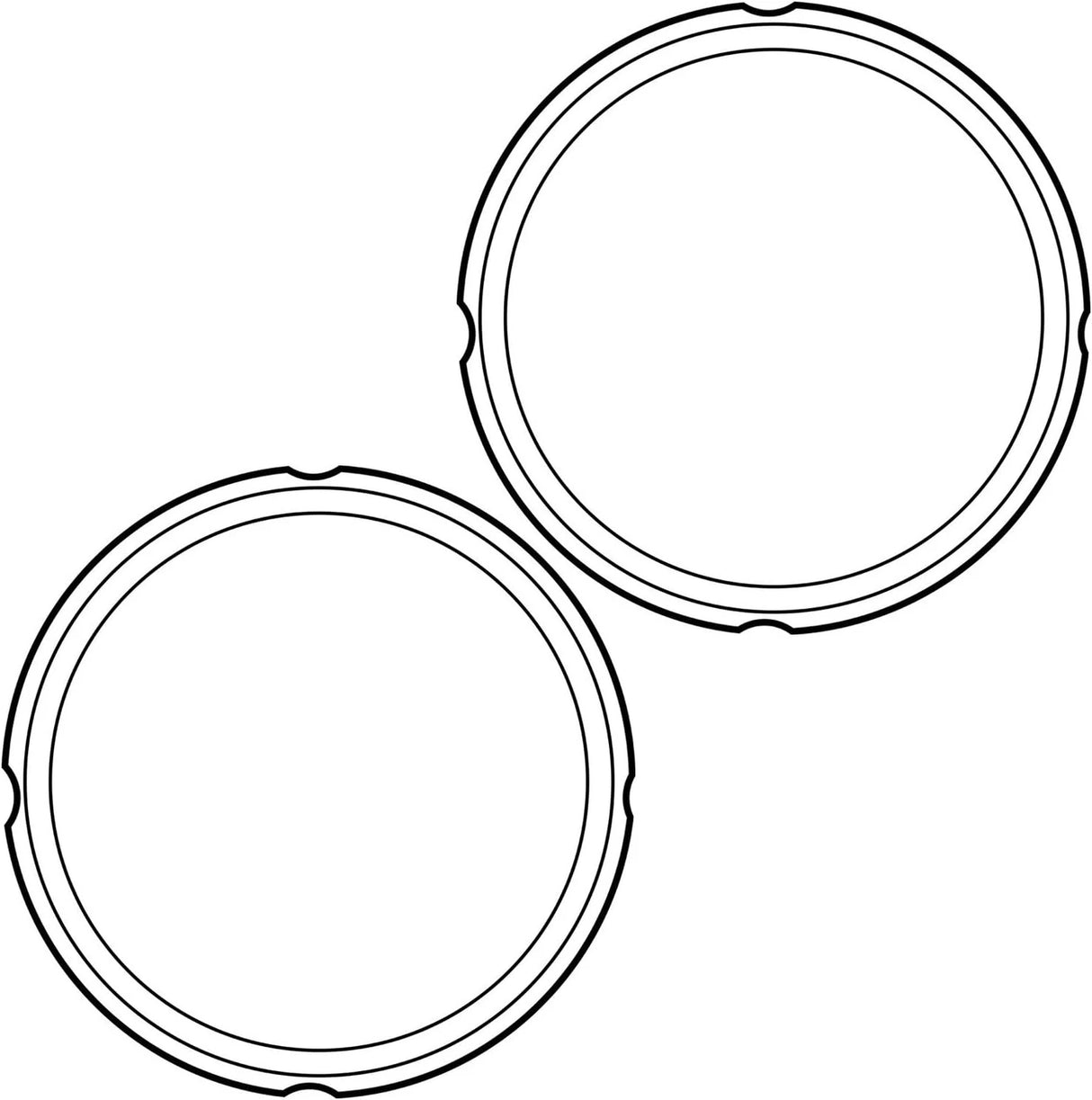 Paquete de 2 anillos de sellado ipara Instapod 7,6 Litros