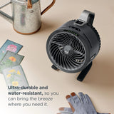 Ventilador portátil Shark FlexBreeze HydroGo con niebla para interiores y exteriores 110V