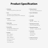 Beelink Mini PC EQR5 AMD Ryzen5 Pro 5650U RAM16GB DDR4 SSD500GB