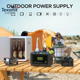 Portable Power Station Marbero M82 88wh W/ Solar Panel