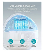 Extractor de leche manos libres Paruu P16, extractor de leche portátil