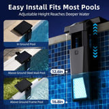 Brightown DS179 Luz Solar LED RGBW para Piscina con Pantalla LCD y Control Remoto