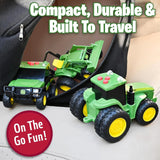 Juego de 3 mini vehículos agrícolas John Deere 2024 - tractores y caimanes