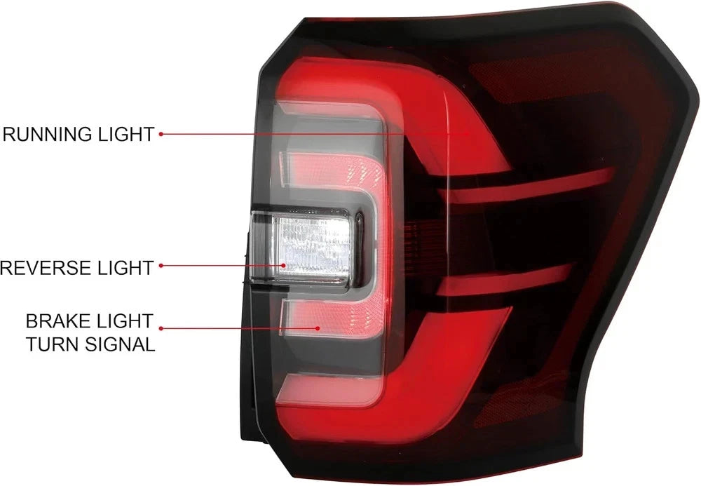 Foco Trasero LED Derecho Ford Expedition 2022–2024 con Lente Ahumado