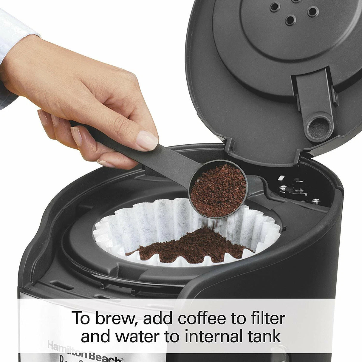 Cafetera Hamilton Beach 12 tazas, estación de preparación programable dispensadora Summit