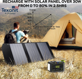 Portable Power Station Marbero M82 88wh W/ Solar Panel