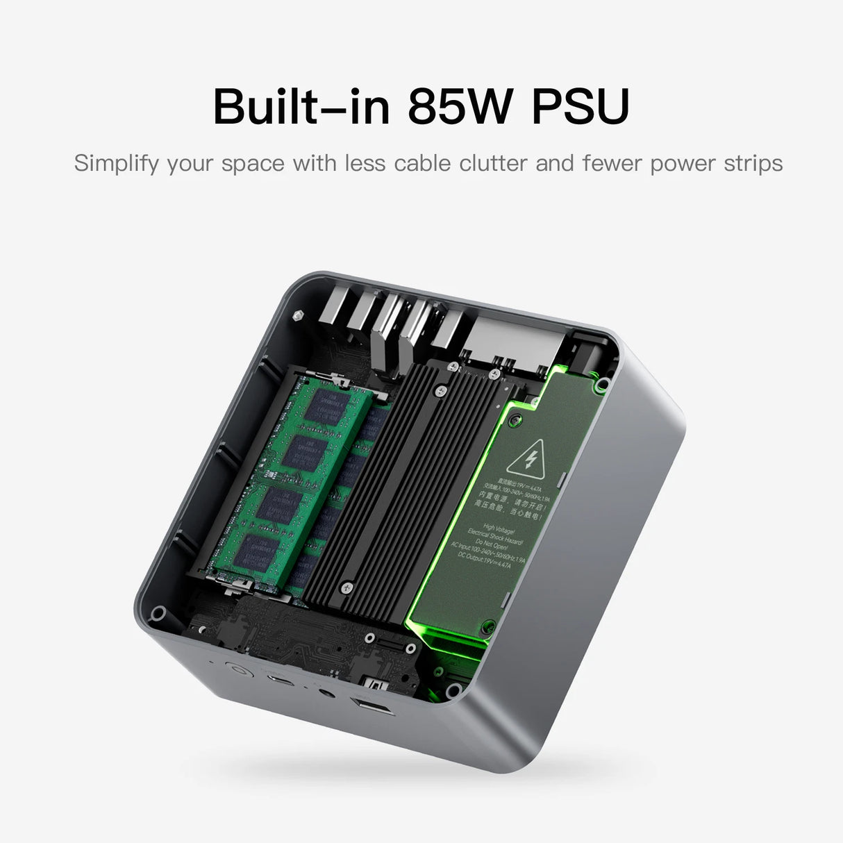 Beelink Mini PC EQR5 AMD Ryzen5 Pro 5650U RAM16GB DDR4 SSD500GB