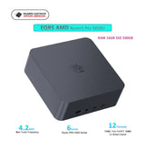 Beelink Mini PC EQR5 AMD Ryzen5 Pro 5650U RAM16GB DDR4 SSD500GB