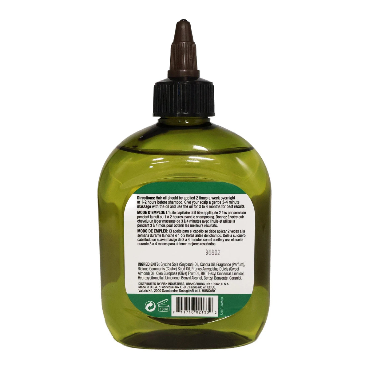Aceite Capilar Difeel Jamaican Black Castor Oil 210 ml – Ricino Negro Jamaicano